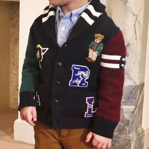 boys Ralph Lauren cardigan sweater